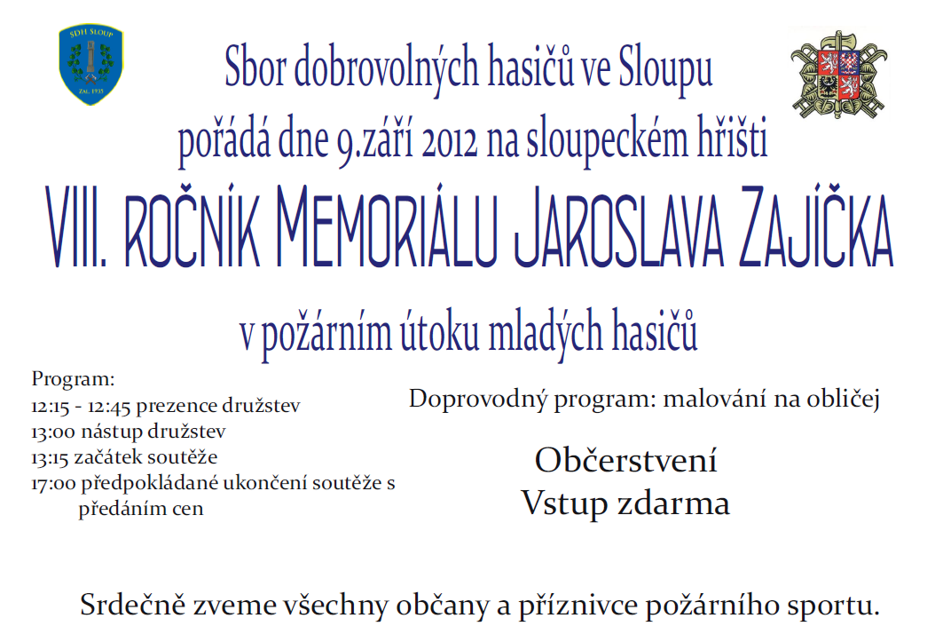 hasici sloup soutez 2012