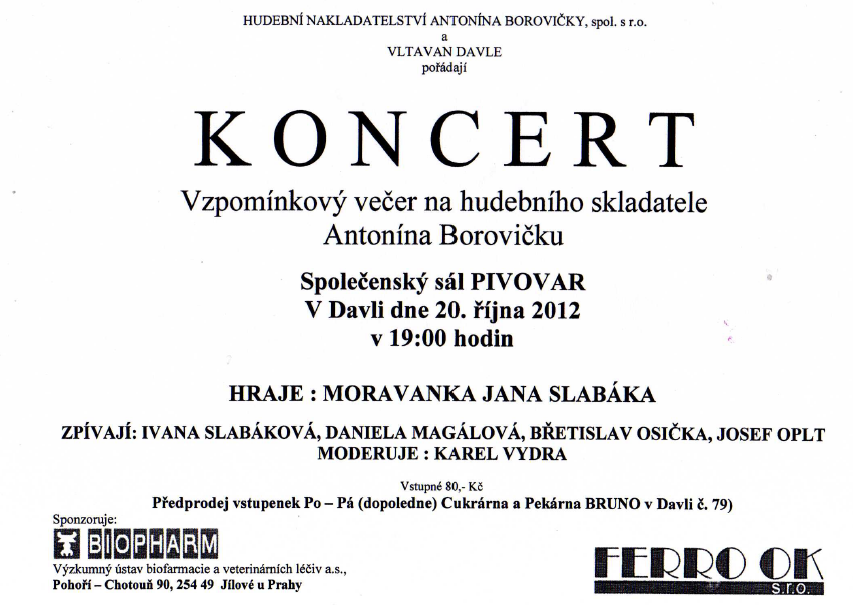 koncert Borovicka 102012