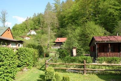 Chaty v Zahořanském údolí