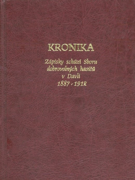 Zápisy ze schůzí SDH Davle 1887-1912